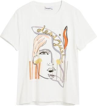 Desigual T-shirt Korte Mouw TS_VILMA 26SWTK51 - Foto 4