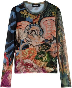 Desigual T-Shirt Lange Mouw TS_DRAGON_LACROIX 25WWTK39