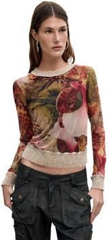 Desigual T-Shirt Lange Mouw TS_ORCHIDS_LACROIX 26WWTK22 - Foto 3