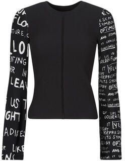 Desigual Dames T-shirt en Tank Top Collectie Black Dames