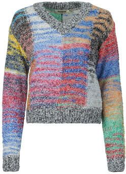 Desigual gebreide trui met print en wol meerkleurig - Foto 5