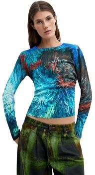 Desigual Trui JERS_POMPOM_LACROIX 26WWJF02 - Foto 4