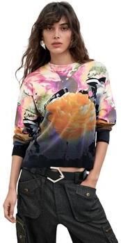 Desigual pullover met print en kasjmier meerkleurig - Foto 3