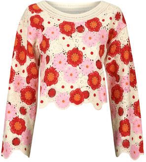 Desigual top ecru crochet - Foto 3
