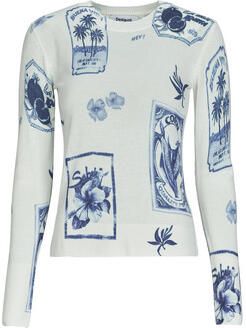 Desigual Fleece Jack Bloemenprint trui met ronde hals en lange mouwen - Foto 6