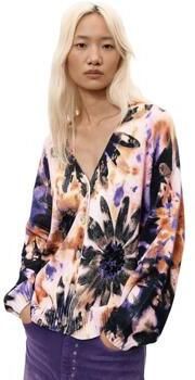 Desigual katoenen gebreide vest met print meerkleurig - Foto 3