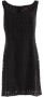 Desigual Zwarte Mouwloze Jurk met Ronde Hals en Ritssluiting Black Dames - Thumbnail 2