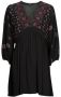 Desigual Zwarte V-hals jurk van 100% viscose Black Dames - Thumbnail 2