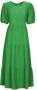 Desigual jurk met volant met open rug groen - Thumbnail 2