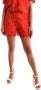 Desigual high waist straight fit short oranje - Thumbnail 2