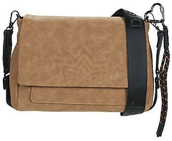 Desigual Beige Polyurethane Handbag Beige Dames