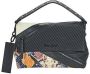 Desigual Zwarte Polyethyleen Handtas met Afneembaar Handvat en Verstelbare Schouderriem Black Dames - Thumbnail 1