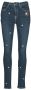 Desigual Blauwe Versleten Denim Jeans met Rits- en Knoopsluiting Blue Dames - Thumbnail 2