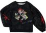 Desigual sweater Powerpuff Girls met all over print zwart - Thumbnail 2