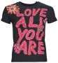 Desigual T-shirt Korte Mouw TS_LOVE ALL YOU ARE - Thumbnail 1
