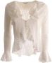 Desigual Witte damesblouse met lange mouwen White Dames - Thumbnail 1