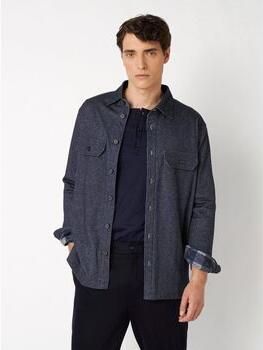 Desoto Onderhemd Overshirt Twill Navy