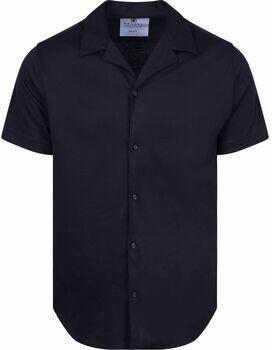Desoto Overhemd Korte Mouw Short Sleeve Overhemd Festival Navy