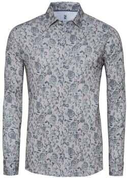 Desoto Overhemd Lange Mouw Overhemd Corduroy Optics Beige