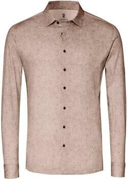 Desoto Overhemd Lange Mouw Overhemd Flanel Melange Beige - Foto 2