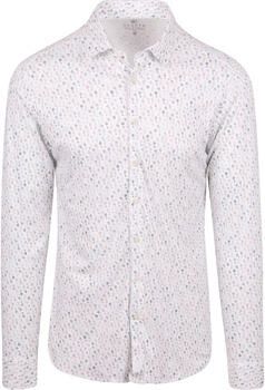 Desoto Overhemd Lange Mouw Overhemd Fundamental Vibes Print Multicolour