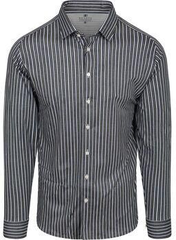 Desoto Overhemd Lange Mouw Overhemd Multi Stripe Groen