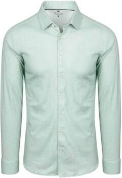 Desoto Overhemd Lange Mouw Overhemd Oxford Optics Turquoise