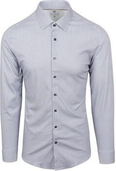 Desoto Overhemd Lange Mouw Overhemd Print Blauw