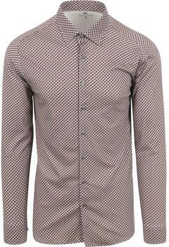 Desoto Overhemd Lange Mouw Overhemd Print New Moon Multicolour