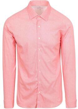 Desoto Overhemd Lange Mouw Overhemd Strijkvrij Kent Coral