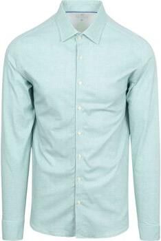 Desoto Overhemd Lange Mouw Overhemd Strijkvrij Kent Groen