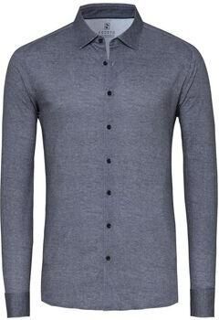 Desoto Overhemd Lange Mouw Overhemd Twill Optics Grijs