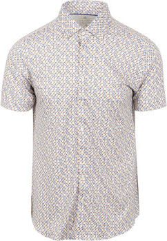Desoto Overhemd Lange Mouw Short Sleeve Jersey Overhemd Print Multicolor