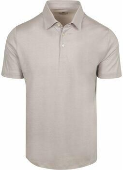 Desoto Polo Shirt Korte Mouw Poloshirt Essential Greige