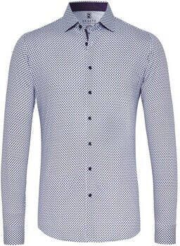 Desoto Overhemd Print Blauw
