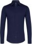 Desoto Kent Jersey Shirt Comfort en Stijl voor Mannen Blue Heren - Thumbnail 2