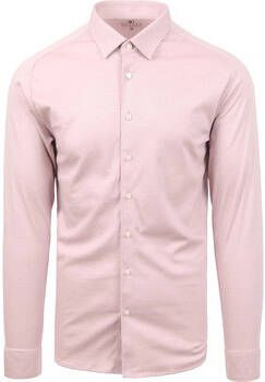 Desoto Overhemd Strijkvrij Kent Roze