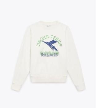 Diadora Sweater 502.182429 SWEATSHIRT VREW LEGACY-BIANCO NEVE