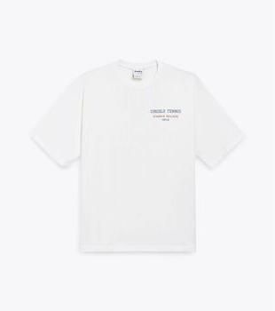 Diadora T-shirt Korte Mouw 502.182432 T-SHIRT LEGACY II-BIANCO OTTICO