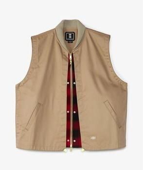 Dickies Beige Eisenhower Vest met knopen en rits Beige Heren - Foto 11