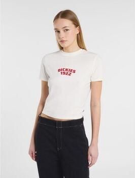 Dickies T-shirt Korte Mouw CENTER LOGO DK0A4Z8FC481-EGRET