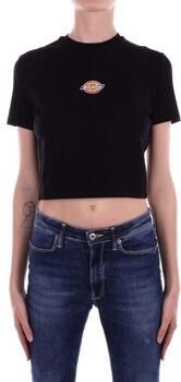 Dickies Maple Valley Nostalgische Stijl T-shirt Black Dames - Foto 3