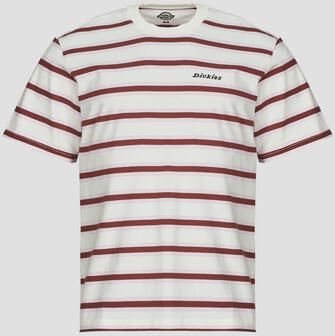 Dickies T-shirt Korte Mouw YORK STRIPE TEE SS EGRET