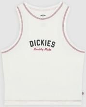 Dickies Racer Mouwloze Tops White Dames - Foto 5