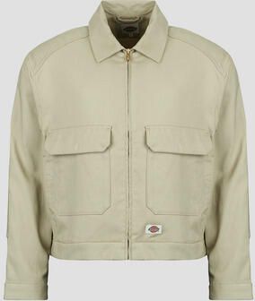 Dickies Windjack HEMP TWILL TRUCKER JACKET EUCALYPTUS