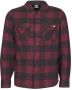 Dickies Maroon Katoenen Overhemd New Sacramento Red Heren - Thumbnail 1