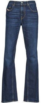Diesel Wijde Street Style Jeans Blauw Dames