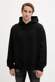 Diesel Zwarte katoenen hoodie met maxi logo Zwart Heren - Foto 10