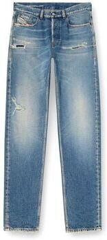 Diesel Vintage Blauwe Straight Cut Jeans Blue Heren - Foto 9