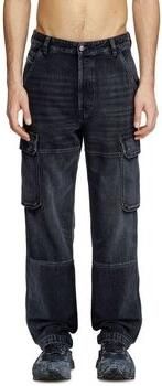Diesel Denim Cargo Jeans Lente-Zomer 2025 Black Heren - Foto 11